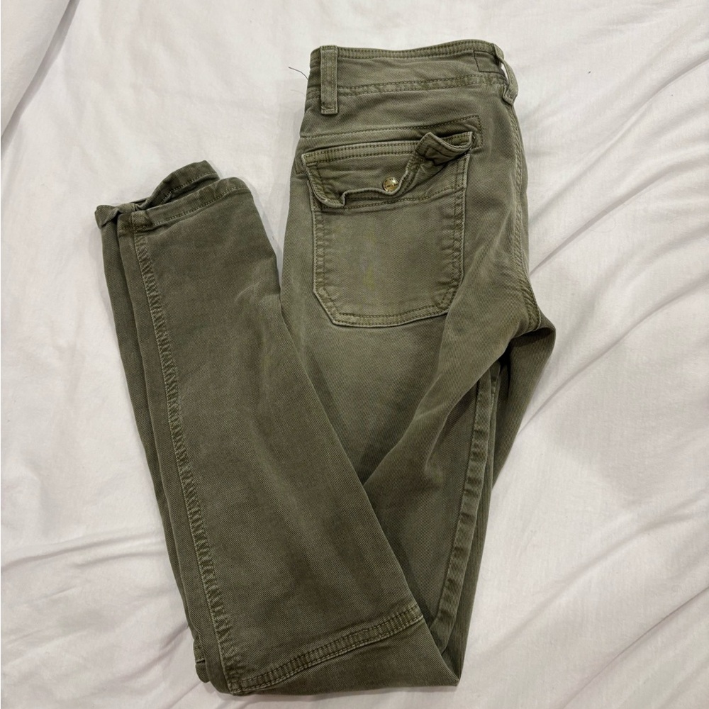 Green Skinny Jeans
